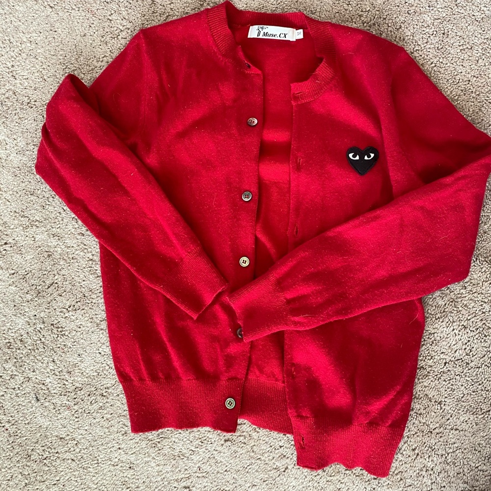 Replica comme des garçons cardigan